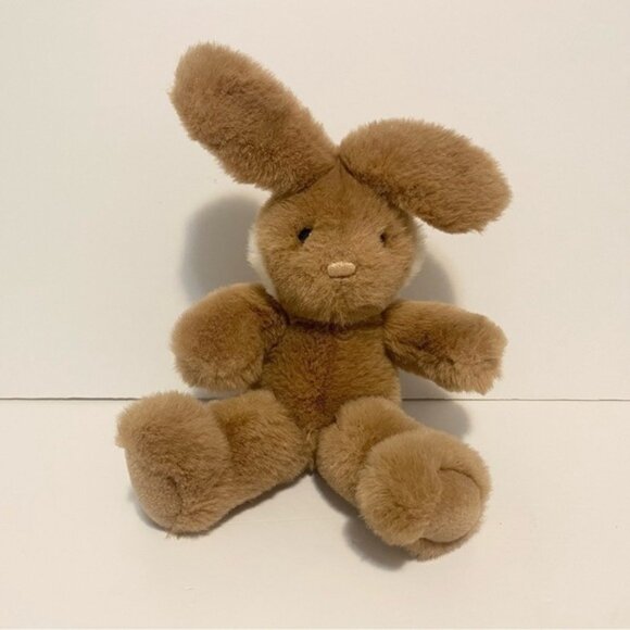 Other - Gund Bunky Bunny Rabbit Plush Brown White 1988 Stuffed Animal Toy 11” Vintage